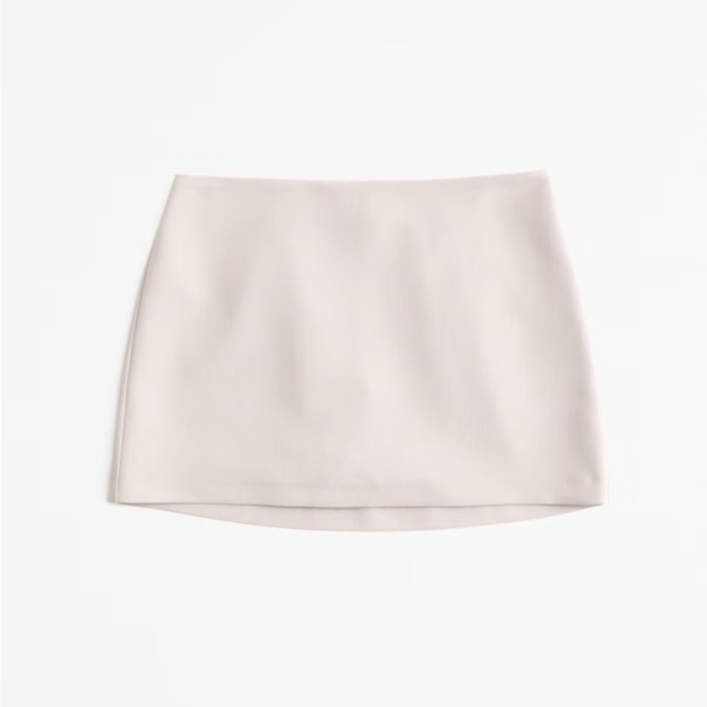 Abercrombie & Fitch Cream Pencil Mini Skirt Casual